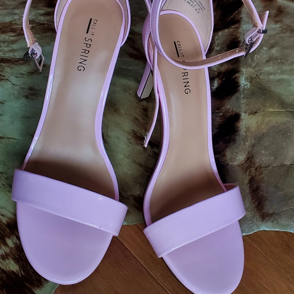 CALL IT SPRING BARBIE PINK HEELS